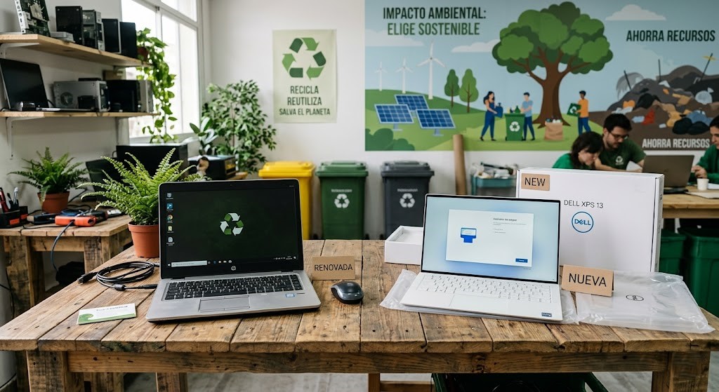 Laptop Renovada vs Nueva