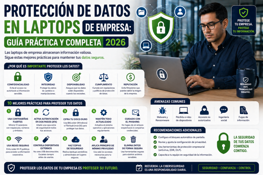 Protección de Datos en Laptops de Empresa