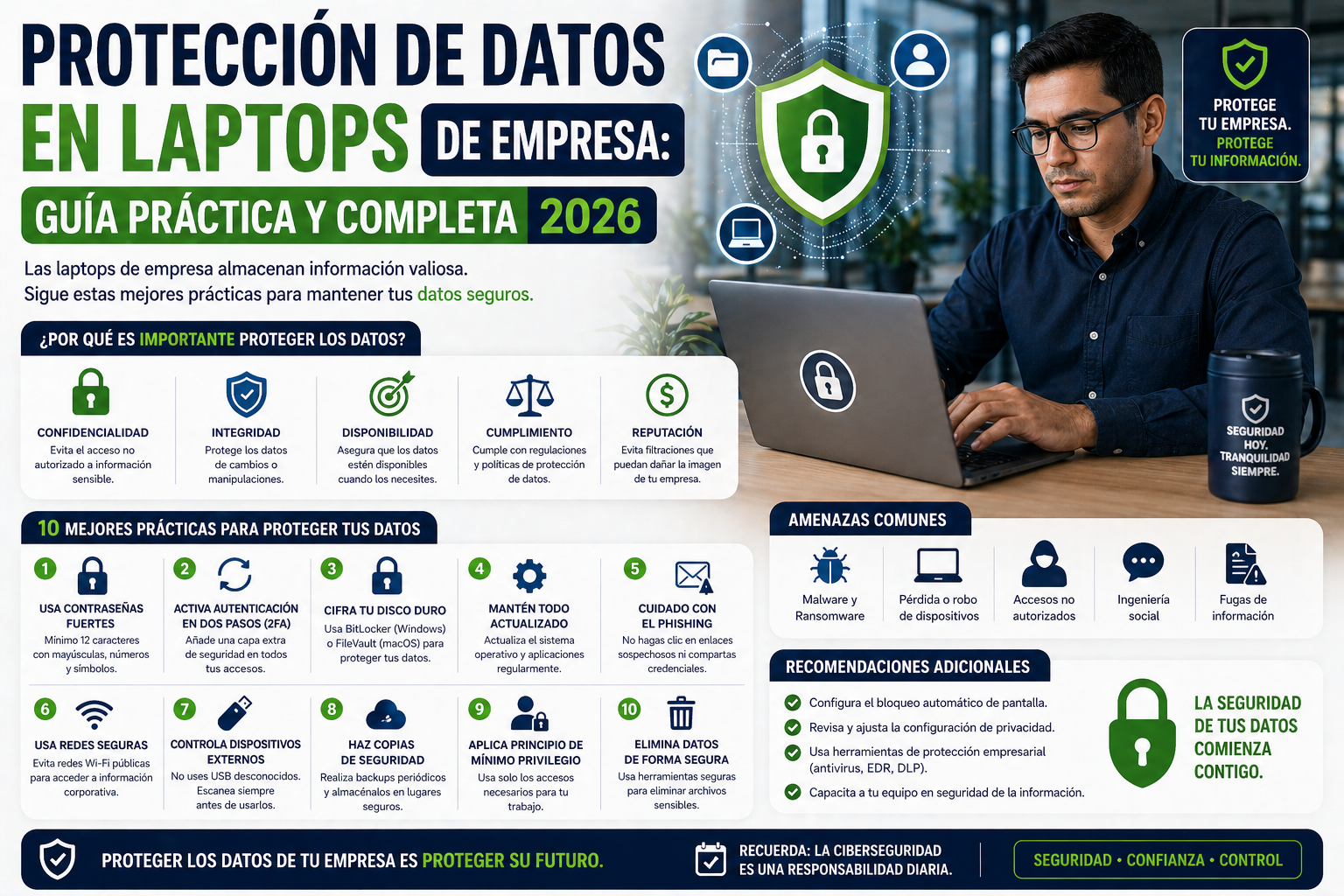 Protección de Datos en Laptops de Empresa