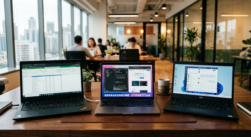 Guía completa de laptops renovadas 2026 USA - ThinkPad MacBook Dell Latitude