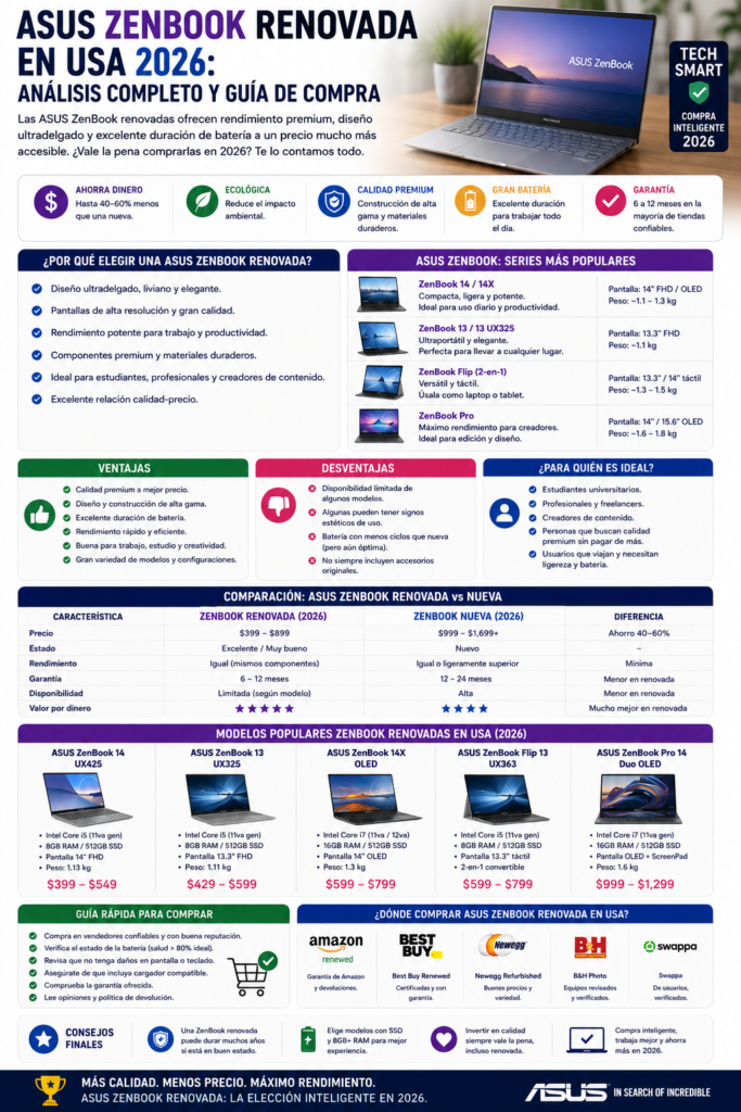 ASUS ZenBook Renovada