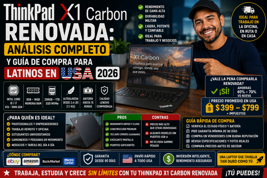 ThinkPad X1 Carbon Renovada